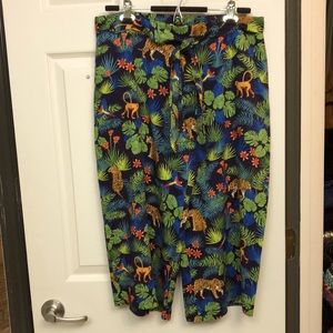 Sugarhill Brighton pull-on wide leg crop pants